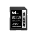 Lexar 64GB Professional SILVER PRO SDXC Card UHS-II - Black