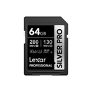 Lexar 64GB Professional SILVER PRO SDXC Card UHS-II - Black