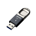 Lexar F35, JumpDrive USB Card Reader With Fingerprint, 64GB - Black/Silver