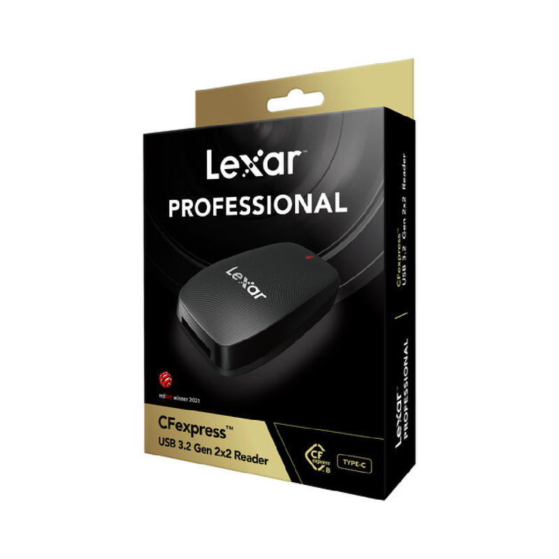 ليكسار بروفيشنالسي اف اكسبريس تايب سي بمنفذ USB 3.2 قارئ الجيل 2x2 - أسود