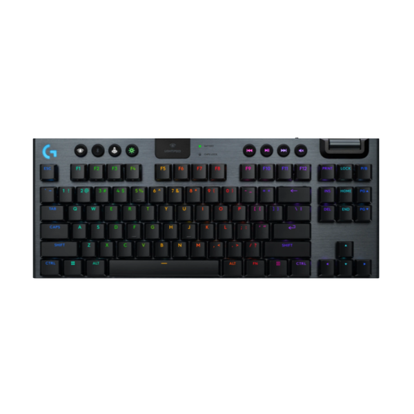 لوحة مفاتيح الألعاب اللاسلكية Logitech G915X LIGHTSPEED TKL - أسود