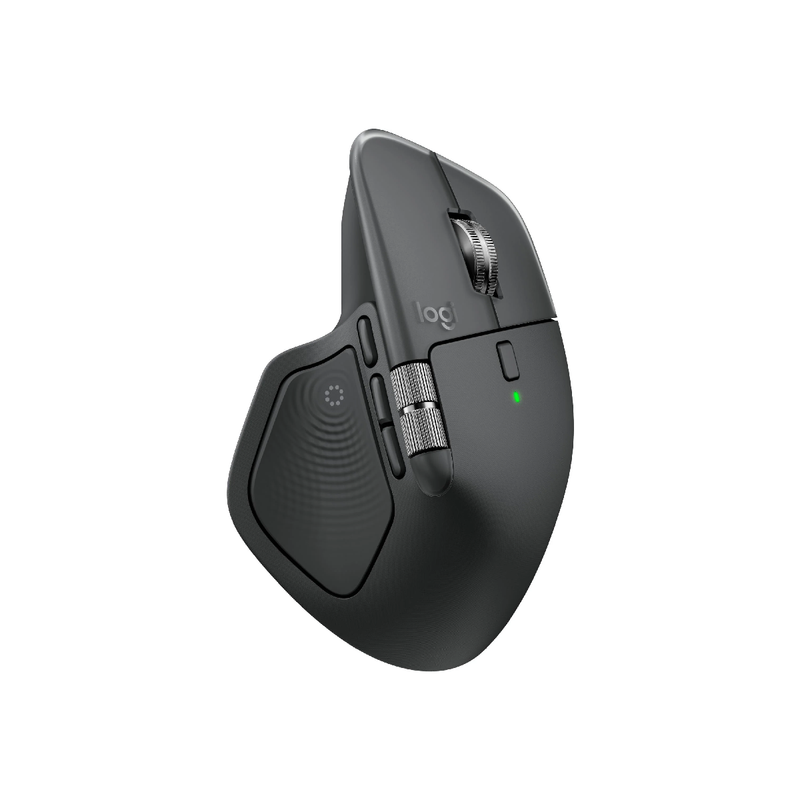Logitech MX Master 4 Ergonomic Wireless Mouse, Precision & Comfort - Black