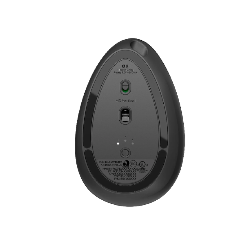 Logitech Mouse MX Vertical 2.4GHZ/BT - Black