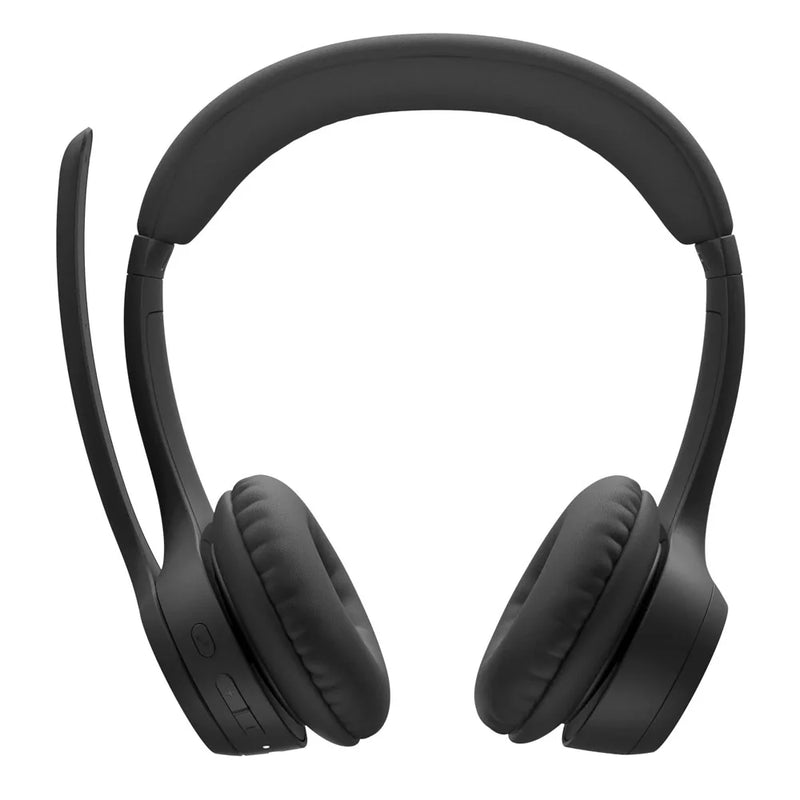 Logitech Zone 300 Wireless Bluetooth Headset With Noise-Cancelling Microphone - 981-001407 - Black