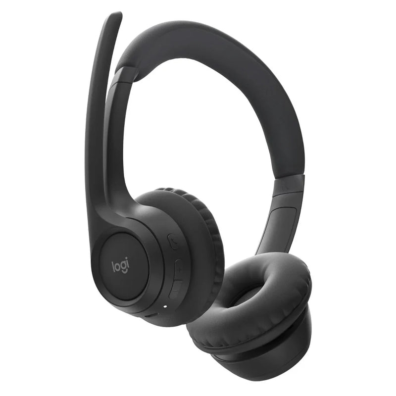 Logitech Zone 300 Wireless Bluetooth Headset With Noise-Cancelling Microphone - 981-001407 - Black