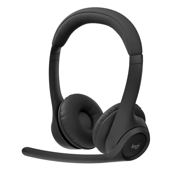 Logitech Zone 300 Wireless Bluetooth Headset With Noise-Cancelling Microphone - 981-001407 - Black