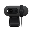 Logitech Brio 100 Full HD 1080p Webcam With Auto-Light Balance, Integrated Privacy Shutter, and Built-in Mic
