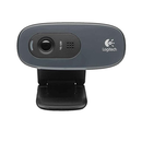 Logitech C270 Widescreen HD Webcam Noise Reducing Microphone - Black