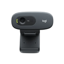 Logitech C270, Widescreen HD Webcam Noise Reducing Microphone - Black