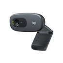 Logitech C270, Widescreen HD Webcam Noise Reducing Microphone - Black