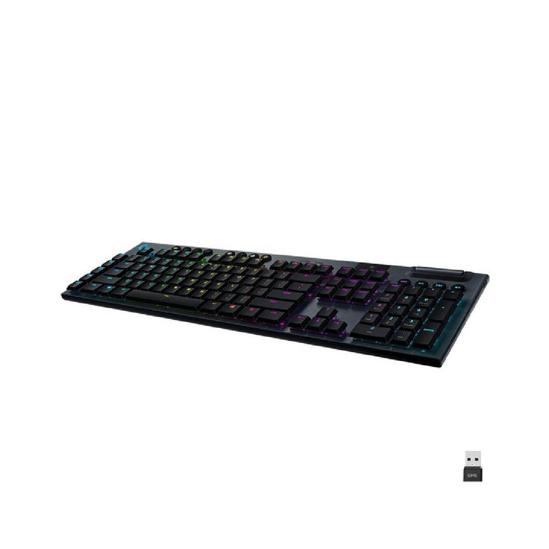 Logitech G915 Wireless Low Profile Gaming Tactile Keyboard - Black