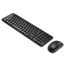 لوجيتك كومبو MK220 لوحة المفاتيح والماوس اللاسلكي ARA - أسود