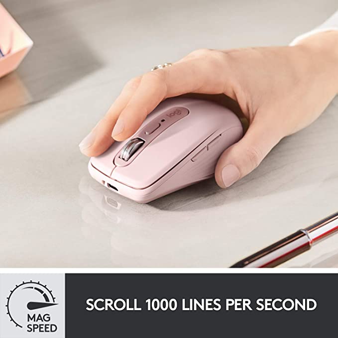 ماوس Logitech MX Anywhere 3S اللاسلكي صغير الحجم عالي الأداء