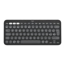 Logitech PEBBLE KEYS 2 K380s Slim, Minimalist Bluetooth Keyboard With Customizable Keys - Black