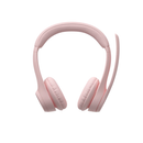 Logitech Zone 300 Wireless Bluetooth Headset With Noise-Cancelling Microphone - 981-001412 - Pink