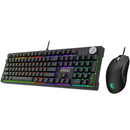MSI فروج GK320 لوحة مفاتيح وماوس للألعاب السلكية RGB طراز - أسود
