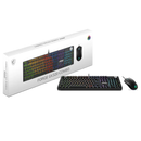 MSI فروج GK320 لوحة مفاتيح وماوس للألعاب السلكية RGB طراز - أسود