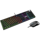 MSI فروج GK320 لوحة مفاتيح وماوس للألعاب السلكية RGB طراز - أسود