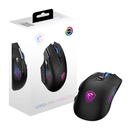 MSI فيرسا برو RGB ماوس الألعاب اللاسلكي - أسود