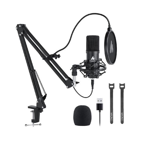 Maono AU-A04 Prodcasting Microphone Kit - Black