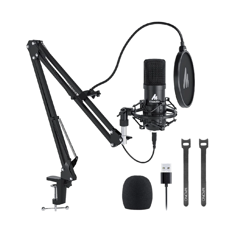 Maono AU-A04 Prodcasting Microphone Kit - Black