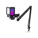 Maono DGM20 Gaming USB Micrphone With Noise Cancelling Boom ARM Bundle - Black