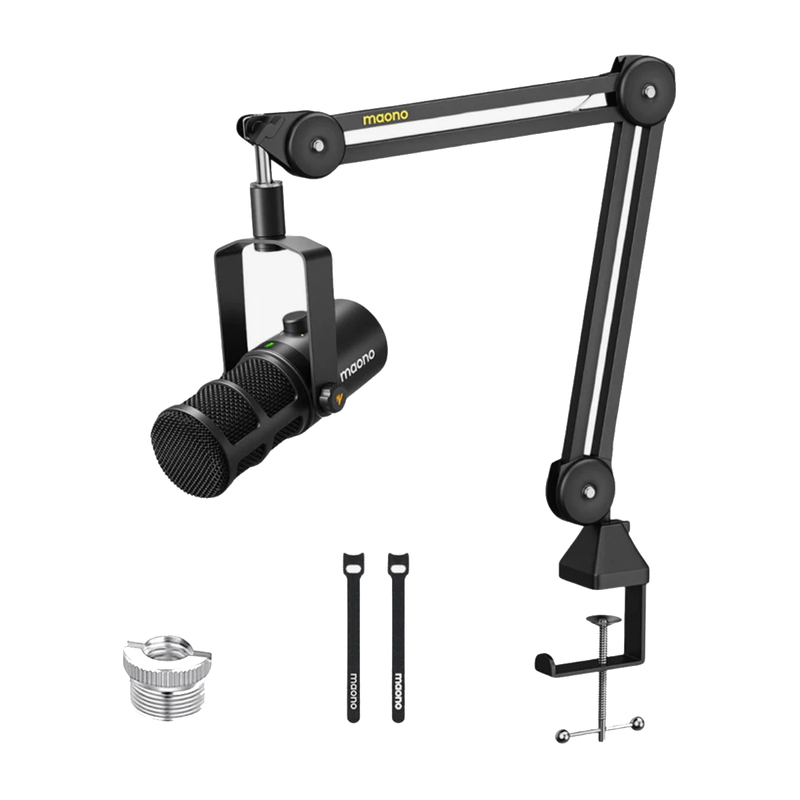 Maono PD400X USB/XLR Podcast Dynamic Microphone - Black