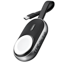 Maxco 2 In 1 Smart Self Charging Magnetic Watch Charger Power Bank 1200mAh - Black