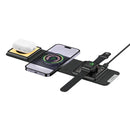 Maxco Magnetic Wireless Charger 3in1 - 15w - Noah Ark Series - Black