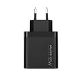 Maxco MC15E 3-Ports Fast Charger PD 65W EU Plug - Black