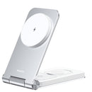 Maxco MW08 3in1 Charger Wireless Foldable - Sliver