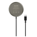 Maxco MW10 Magnetic Holder Wireless Charger with Type-C Cable 15W - Black