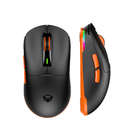 ميشن إير GW24 ماوس الألعاب اللاسلكي ثلاثي الأوضاع مع إضاءة RGB - أسود