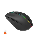 ميشن BTM002 ماوس لاسلكي ثنائي الوضع، بتردد 2.4 جيجا هرتز وبلوتوث - أسود