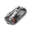 ميشن BTM005 ماوس لاسلكي شفاف ثنائي الوضع - أسود شفاف