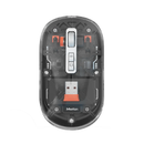 ميشن BTM005 ماوس لاسلكي شفاف ثنائي الوضع - أسود شفاف