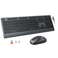 Meetion C2000 Wireless Keyboard and Mouse Combo - Black