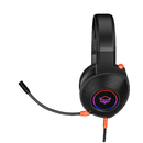 ميشن HP012 سماعة رأس للألعاب بتقنية الصوت المحيطي الافتراضي 7.1 - أسود/برتقالي