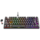 ميشن MK006 Pro لوحة مفاتيح ميكانيكية 75% RGB قابلة للتبديل السريع - أسود