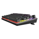 ميشن MK008 Pro لوحة مفاتيح ميكانيكية 80% RGB قابلة للتبديل السريع - أسود