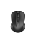 ميشن ميني جو BT ماوس صغير الحجم للسفر 2.4 جيجاهرتز لاسلكي لطيف وهادئ وأنيق للمكتب - أسود