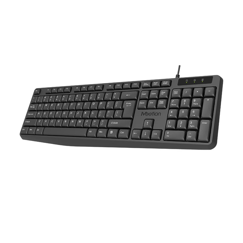 Meetion MT-K200 USB Wired Keyboard - Black 1