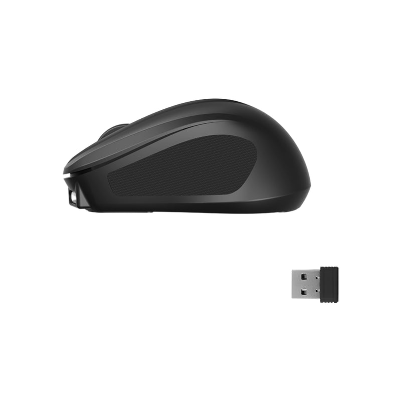 Meetion MiniGo BT Small Travel 2.4Ghz Cordless Cute Mini Mouse Quiet and Elegant Office Wireless Mouse - Black