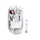 Meetion Mouse Wireless 2.4g, Bluetooth Type-C Charging 4 levels of adjustable DPI - Silver