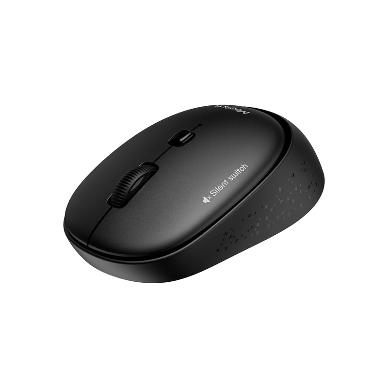 Meetion R571 Wireless Office Mouse 2.4G Quiet Buttons Adjustable DPI Plug and Play - Black