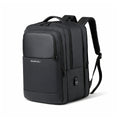 Meinaili 2502 17 Inch Large Capacity Waterproof Computer Backpack Wet/Dry Separation - Black