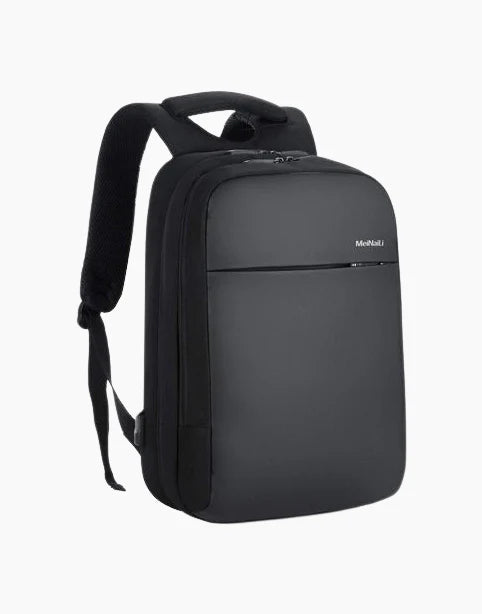 Meinaili 1802 Laptop Backpack Waterproof, Easy to Clean,USB Charging Outport - Black