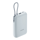 Mi Xiaomi Power Bank 10000mAh (integrated Cable), Type-C 22.5W two-way fast charging cable - Ice Blue