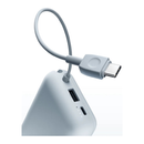 Mi Xiaomi Power Bank 10000mAh (integrated Cable), Type-C 22.5W two-way fast charging cable - Ice Blue