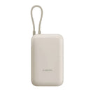 Mi Xiaomi Power Bank 10000mAh integrated Cable, Type-C 22.5W two-way fast charging cable - Tan